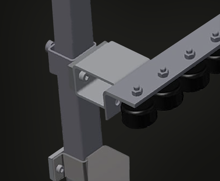 Pvc VR 3003 Réglage en hauteur du support à roulettes Someco